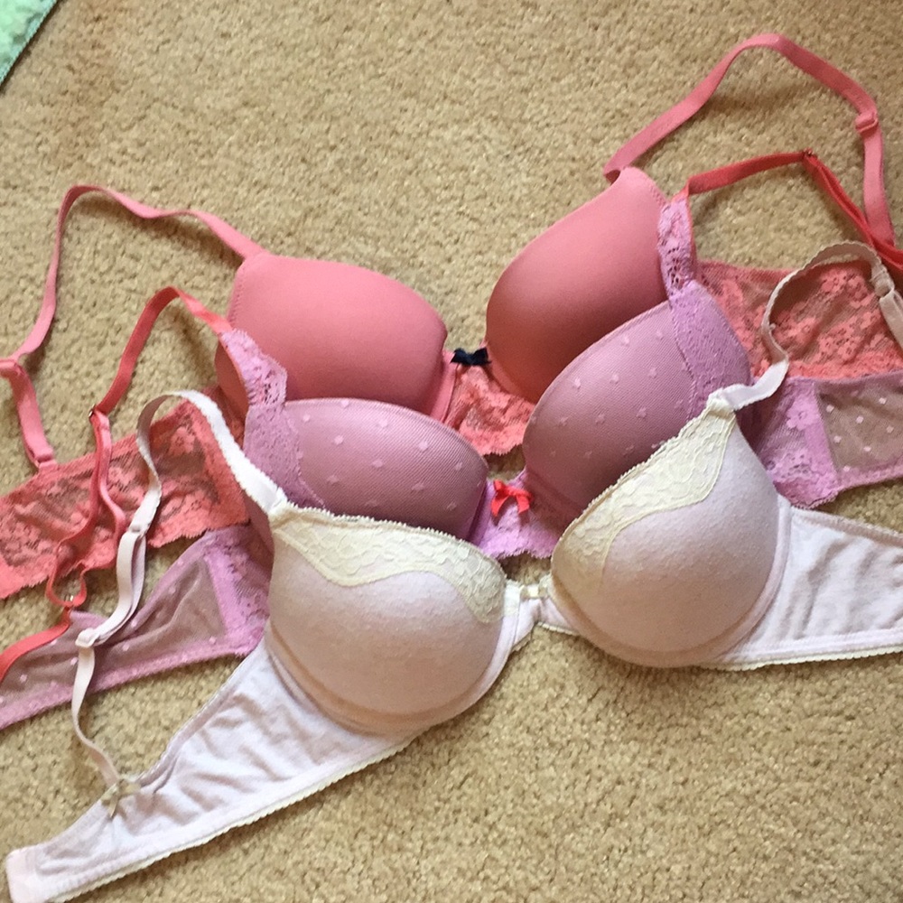 GUC Bundle of Aerie Gel Push-up Bras 32B